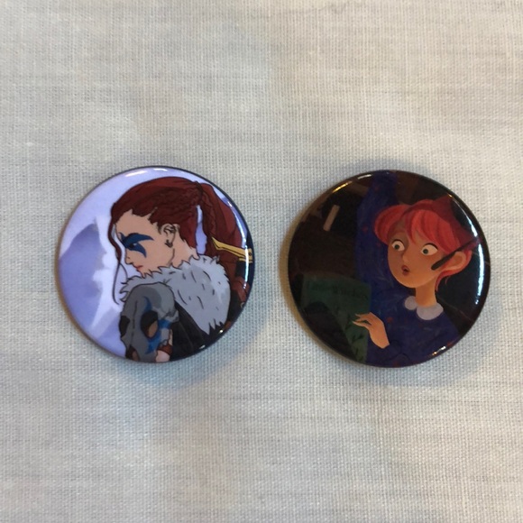 Assorted Button Style Pins - Picture 6 of 6